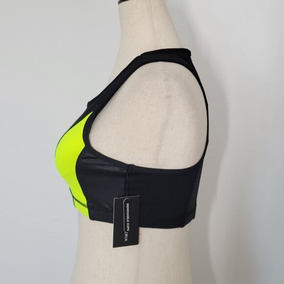 BCBGMAXAZRIA sport bras Sz M  NEW - Picture 3 of 6